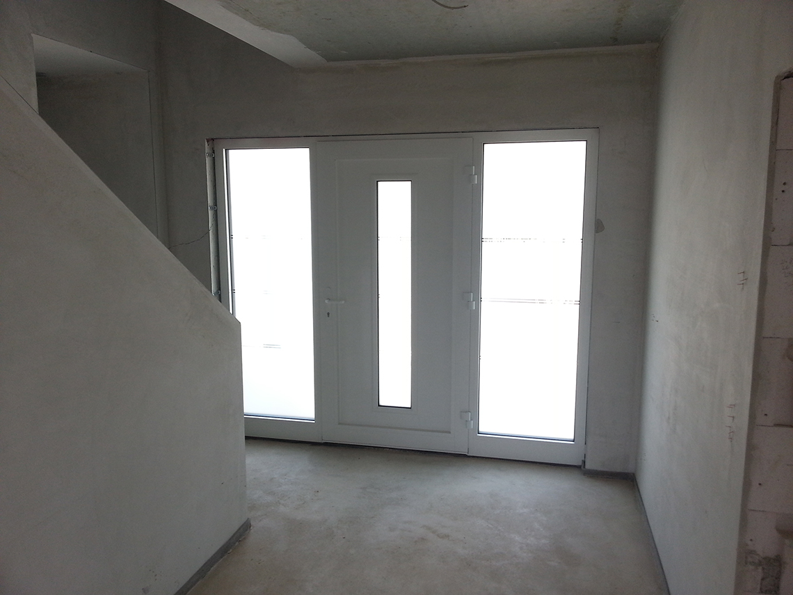 Neubau Fenster und Haustür