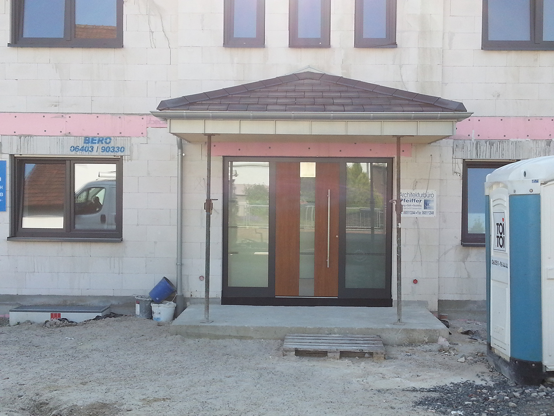 Neubau Fenster und Haustür